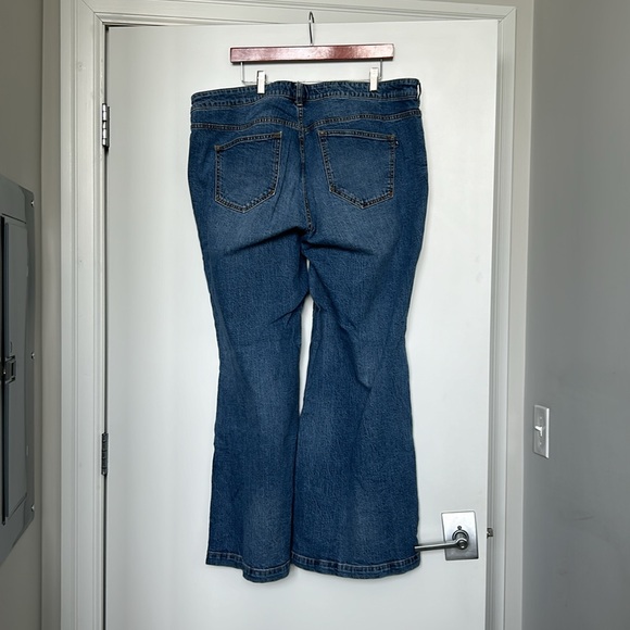Pilcro wide leg jeans front pleat - Picture 2 of 4